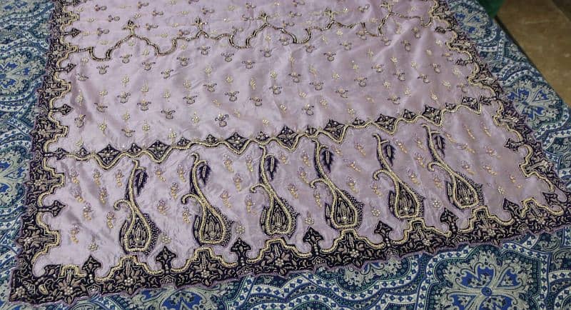 Katan Silk Embroided Frock 3