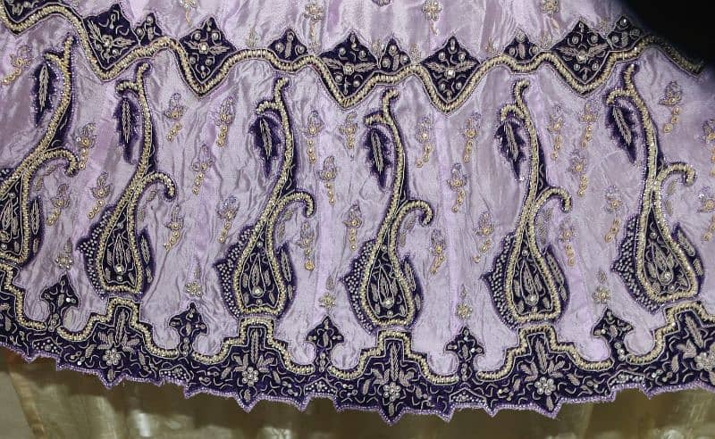 Katan Silk Embroided Frock 2