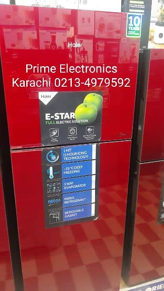 Dawlance Haier Pel Orient Refrigerator inverter Glass door 11