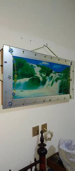 Beautiful wall hanging scenery with sounds of birds