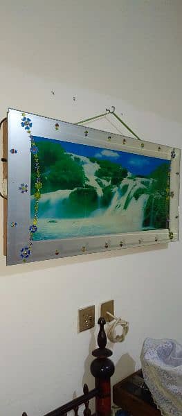 Beautiful wall hanging scenery with sounds of birds 0