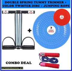 Tummy Twister, Skipping Rope, Waist Trimmer Pack of 3