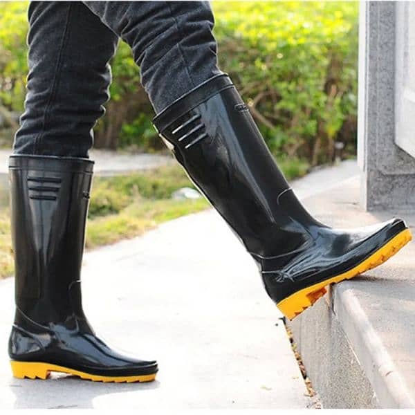 Motorcycle or Car Washing long Rubber Safety shoes 1
