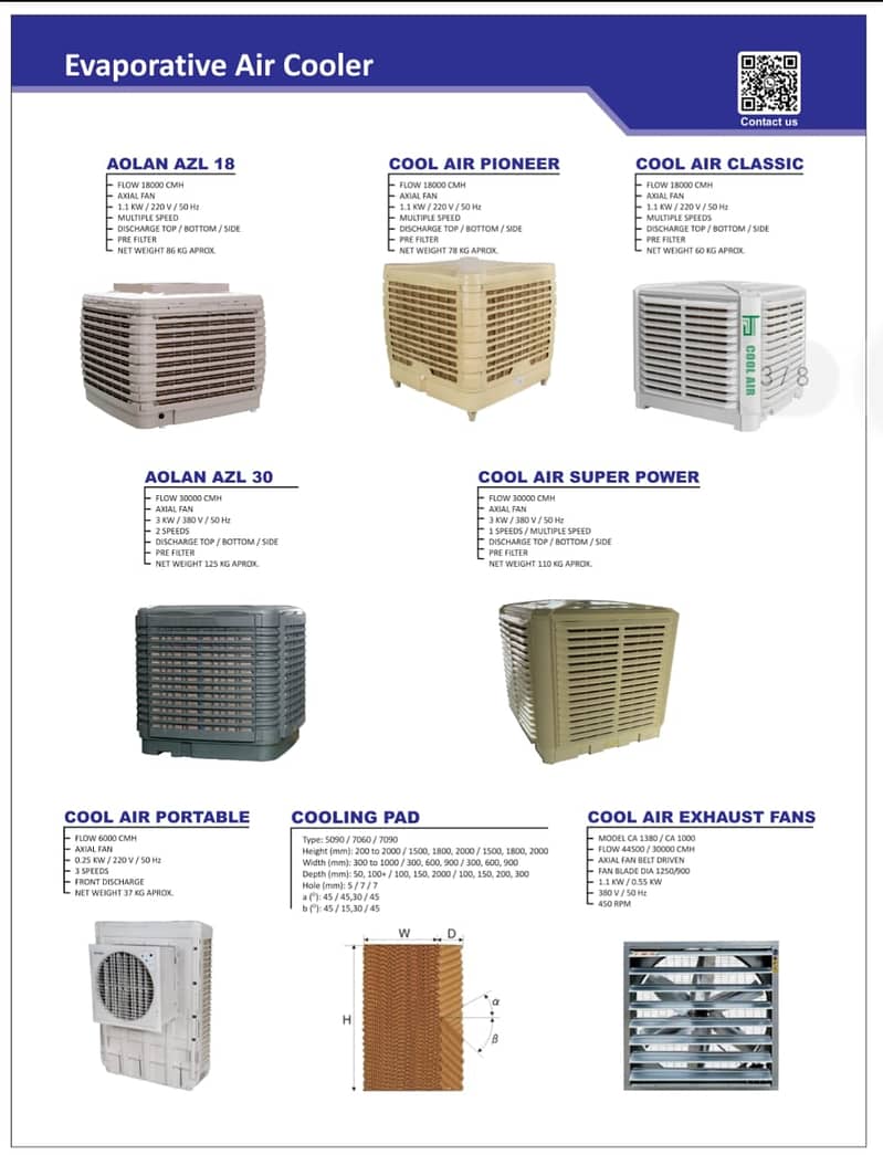 Evaporative Air cooler System Desert Cooler Domestic 1