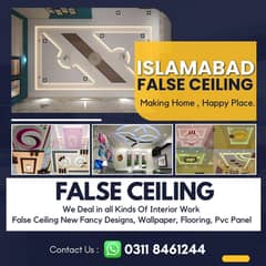 gypsam celling / pop celling / pvc selling 0