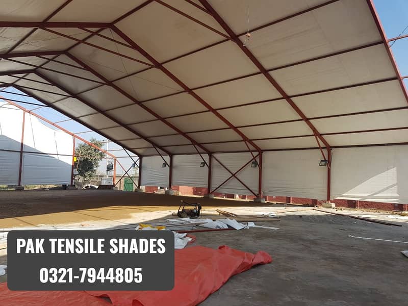 Tensile shades / car parking shades / shades / sheds / porch sheds 14