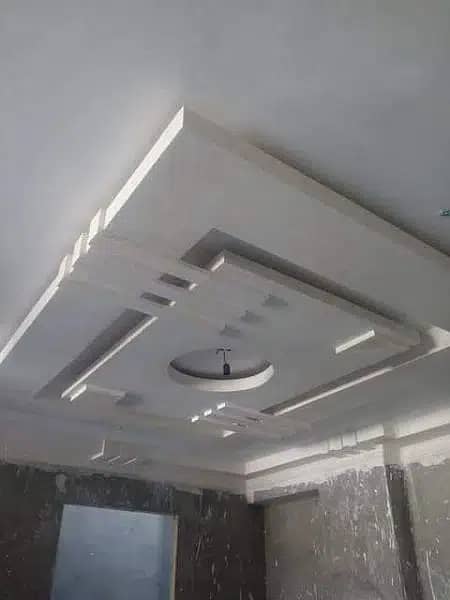 POP Ceiling Pvc Wall Paneling Roof Ceiling Gypsum Ceiling 6