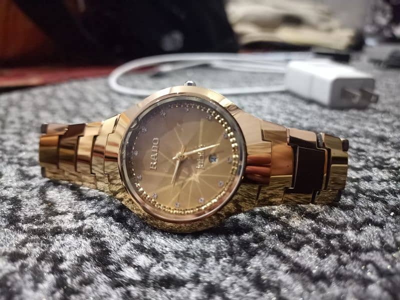 Rado Jubile scratch proof golden watch from Saudi Arabia 5