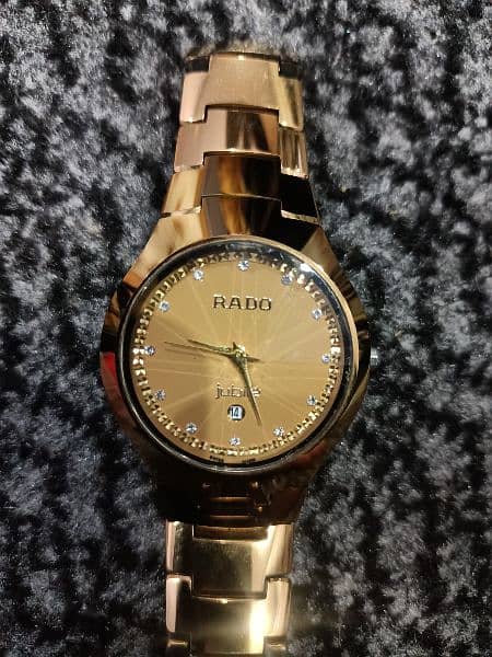 Rado Jubile scratch proof golden watch from Saudi Arabia 9