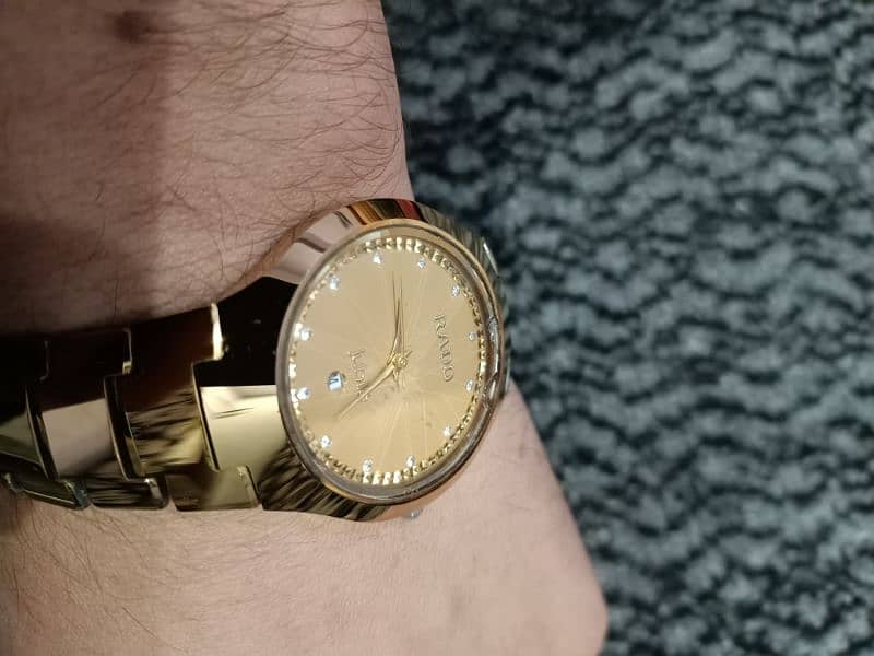 Rado Jubile scratch proof golden watch from Saudi Arabia 10