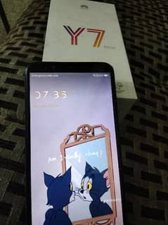 Huawei y7 prime PTA approved 3/32 with original box no open no repair