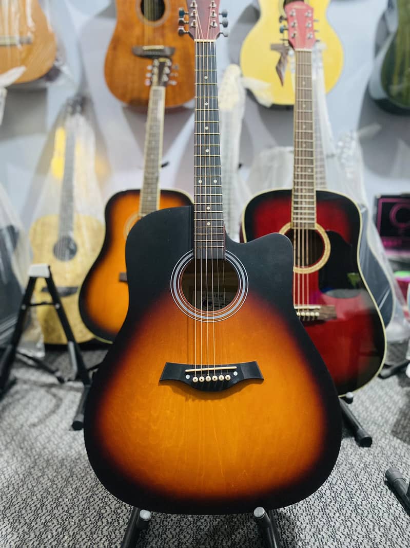 Acoustic bignners professhional guitars Violins Ukuelels Musical store 14