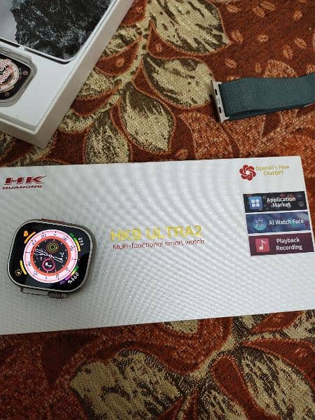 Hk9 ultra 2 smart watch latest and fastest processor of watches 2strap 5