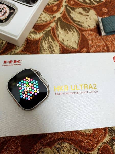 Hk9 ultra 2 smart watch latest and fastest processor of watches 2strap 7