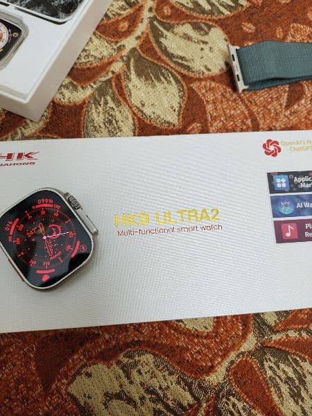 Hk9 ultra 2 smart watch latest and fastest processor of watches 2strap 9