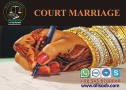 NIkah Marriage, Court Marriage, Online Marriage, Divorce, Family Cases