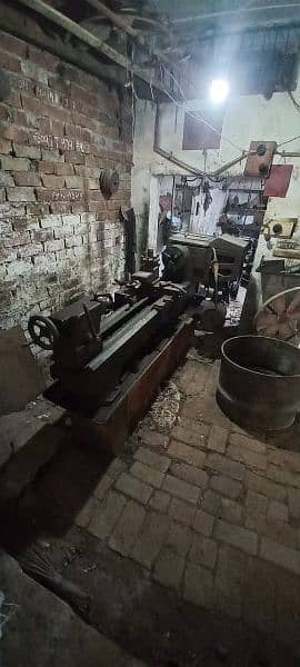 Machinery sale, working conditions power press & lathe machine. 6