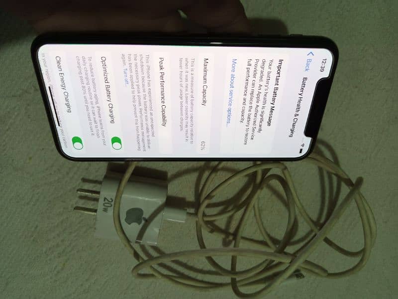 I phone x 256 GB Non pta Charger b h sath 1