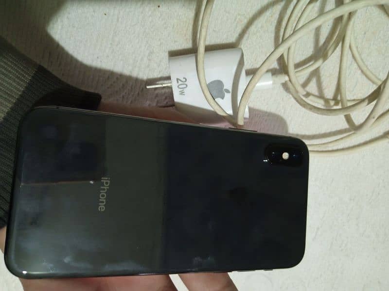 I phone x 256 GB Non pta Charger b h sath 3