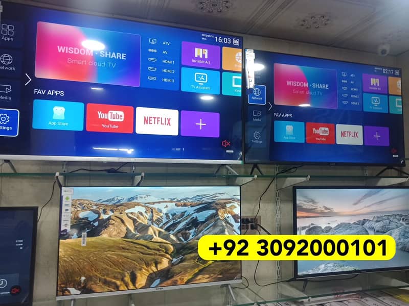 46" smart LED TV new model 2024 veri low price just 42k 1