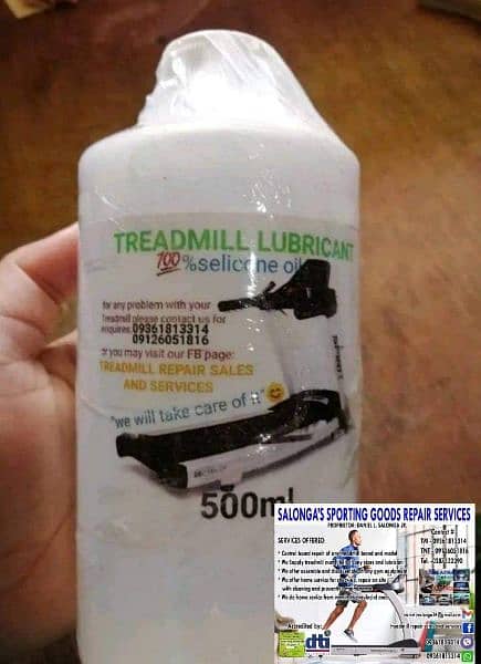treadmill belt moter and silicon oil 6