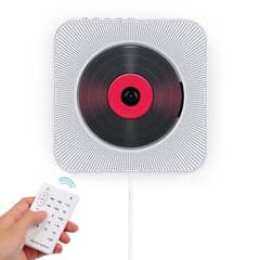 Wall Mounted CD Player Bluetooth Speaker Home Audio 0