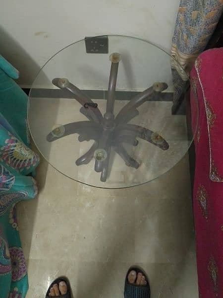 Glass Side Table 0
