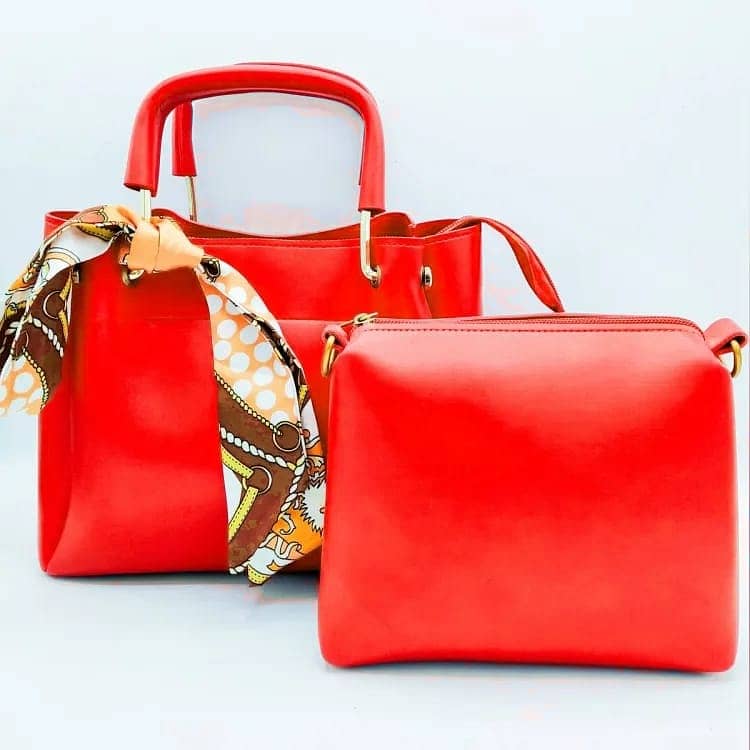 Ladies Bags/Shoulder Bag/ladies pouch |Girls Purse 2Pcs Pu Leather New 2