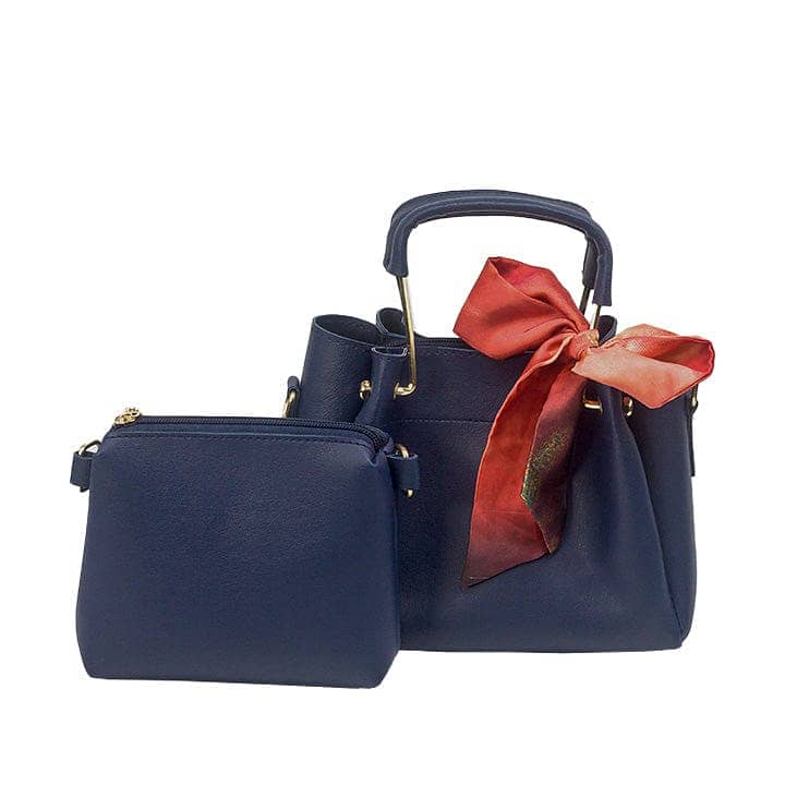 Ladies Bags/Shoulder Bag/ladies pouch |Girls Purse 2Pcs Pu Leather New 4