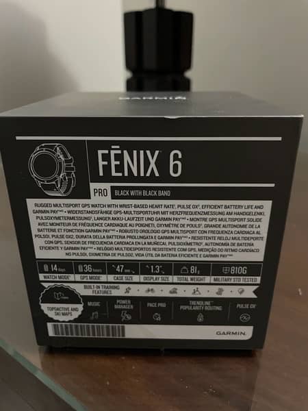 [BRAND NEW] Garmin Fenix 6 Pro Smartwatch/Fitness (Black) 4