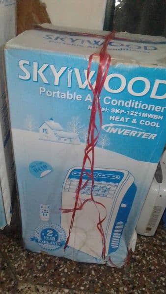 SKYIWOOD PORTABLE AC ENERGY SAVER DC INVERTER HEAT AND COOL 1 TONE 0