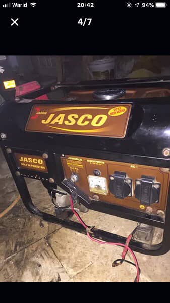Jasco portable 1 kva Generator 2