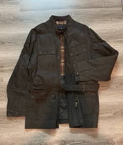 Blue Harbour Marks & Spencer Long Leather Jacket/Coat
