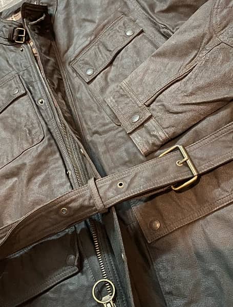 Blue Harbour Marks & Spencer Long Leather Jacket/Coat 1