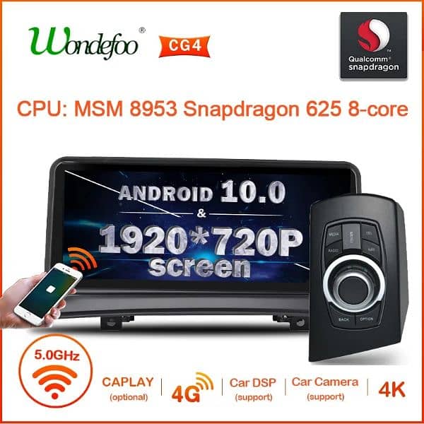 bmw e83 x3 android tv with complete accessories 4