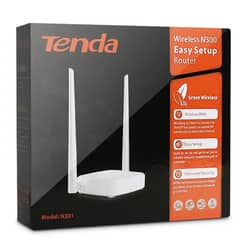 Tenda N300 Dual Antenna Easy Setup Router (New)