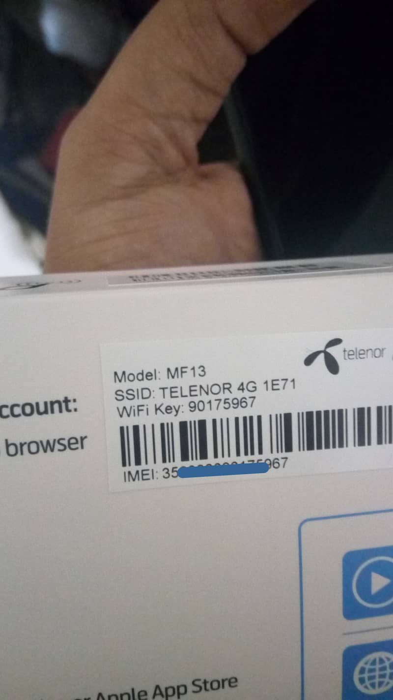Unlocked 4G Device With Box Jazz Zong Telenor All SIMS Digit MF13 Wifi 8