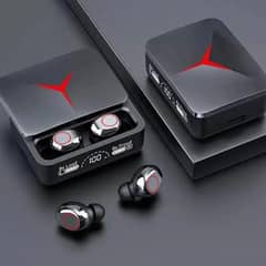 M90 PRO WIRELESS EARBUDS TWS BLUETOOTH 5.3 TOUCH WTH MIC AND POWERBANK