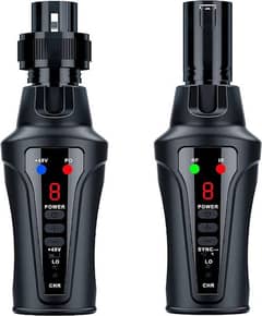 KIMAFUN UHF Wireless Microphone System XLR Mic Adapter 16 Channel