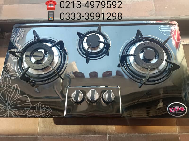 Hob stove 3 burner 5 burner auto igniter 2