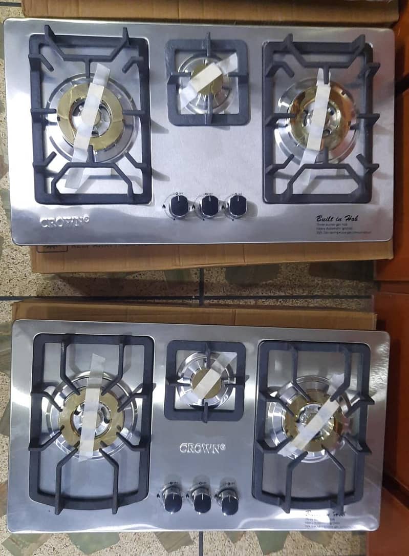 Hob stove 3 burner 5 burner auto igniter 4