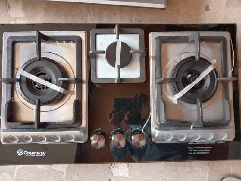 Hob stove 3 burner 5 burner auto igniter 6