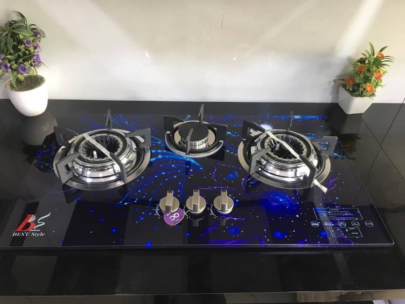 Hob stove 3 burner 5 burner auto igniter 11