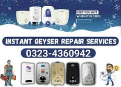 Instant Geyser Repair Krwain Ghar Per Sirf 1 Call Per 03234360942