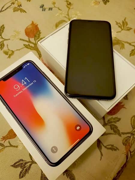 Apple iPhone X - PTA Approved - Complete Box 0