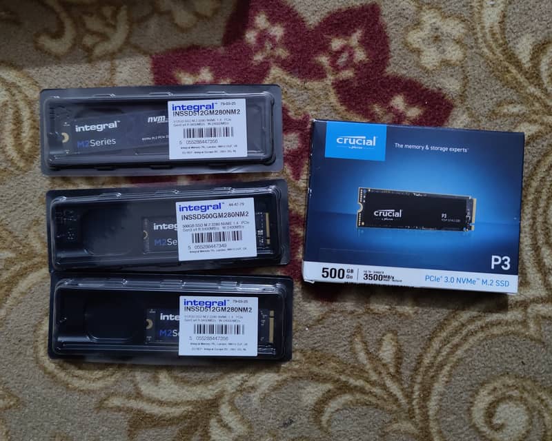 New Box Packed SSD 512 GB NVME for sale came from the UK 1