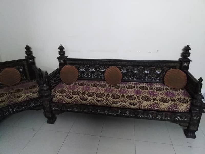 Customized Wooden Sofa Set 2