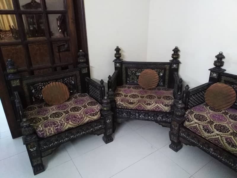 Customized Wooden Sofa Set 3