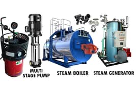 Steam Boiler Steam Generator Multi Stage Pump Safety Valve Ball Valve