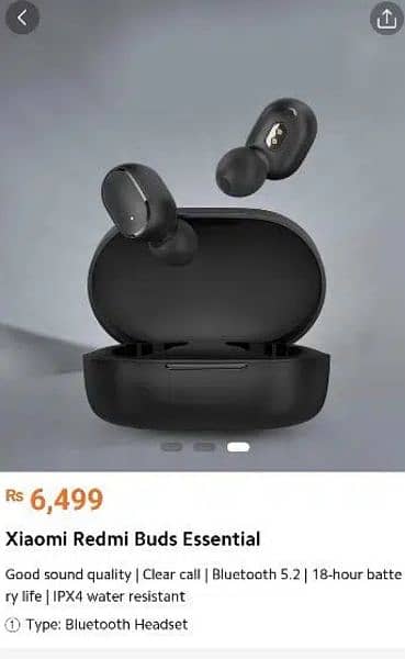 xiaomi Redmi Buds Essential original Airpods wireless New 5